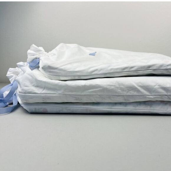 Hill House Home Sheet Set QUEEN Pastel Trellis Floral English Garden NWOT - Picture 13 of 14